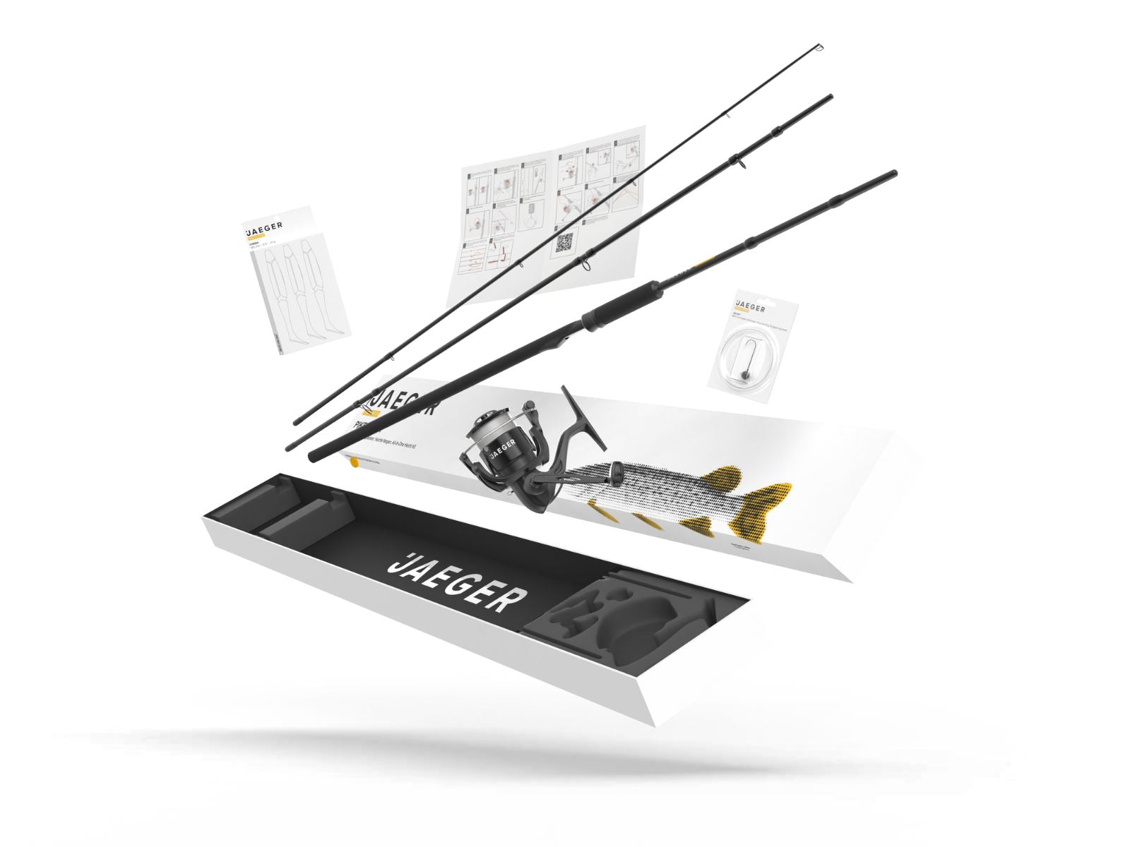 best pike spinning combo Jaeger, Fishing rods, (Allround rod, 255 cm)